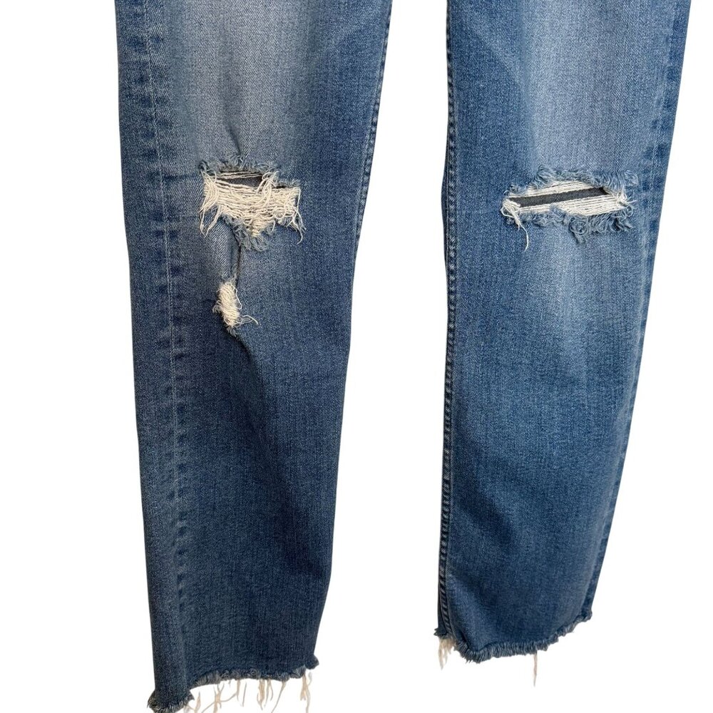 Mother High Waisted Rider Ankle Fray, 28 - Picture 6 of 12